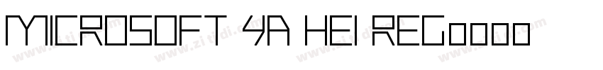 microsoft ya hei reg字体转换